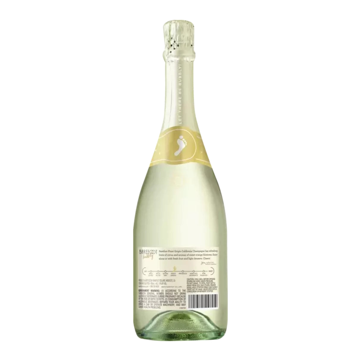 Barefoot Bubbly Pinot Grigio Champagne Sparkling Wine