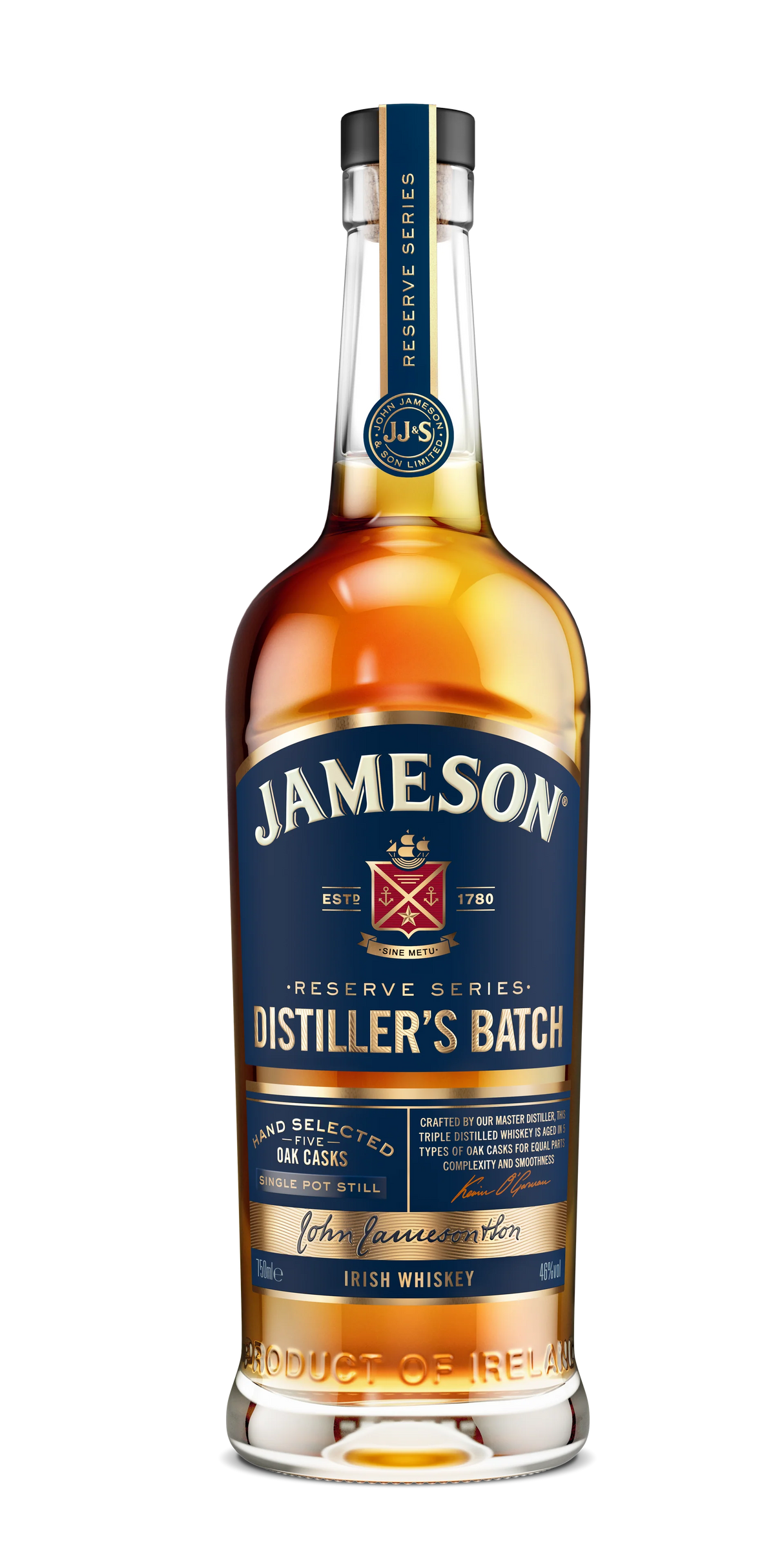 Jameson Distiller's Batch Reserve Series Irish Whiskey