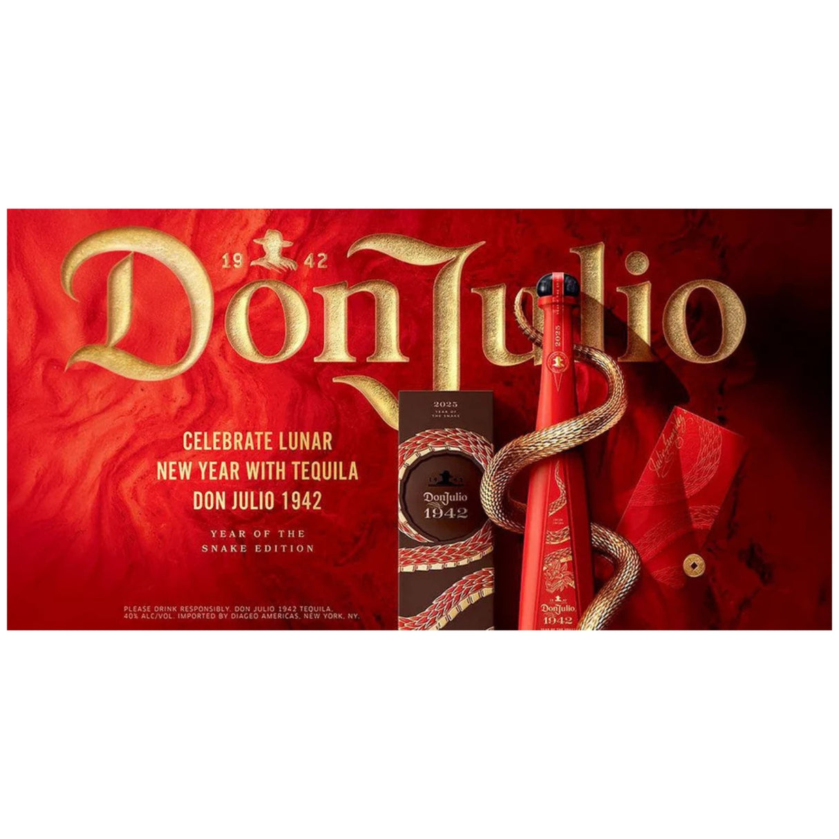 Don Julio Year Of The Snake 2025 Limited Edition Anejo Tequila