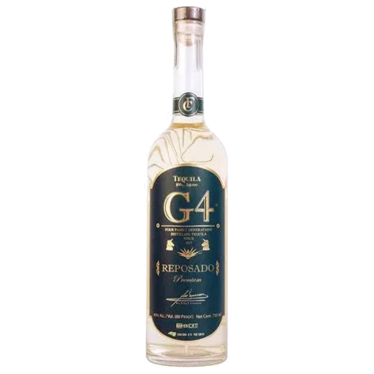 G4 Premium Tequila Reposado 750ml