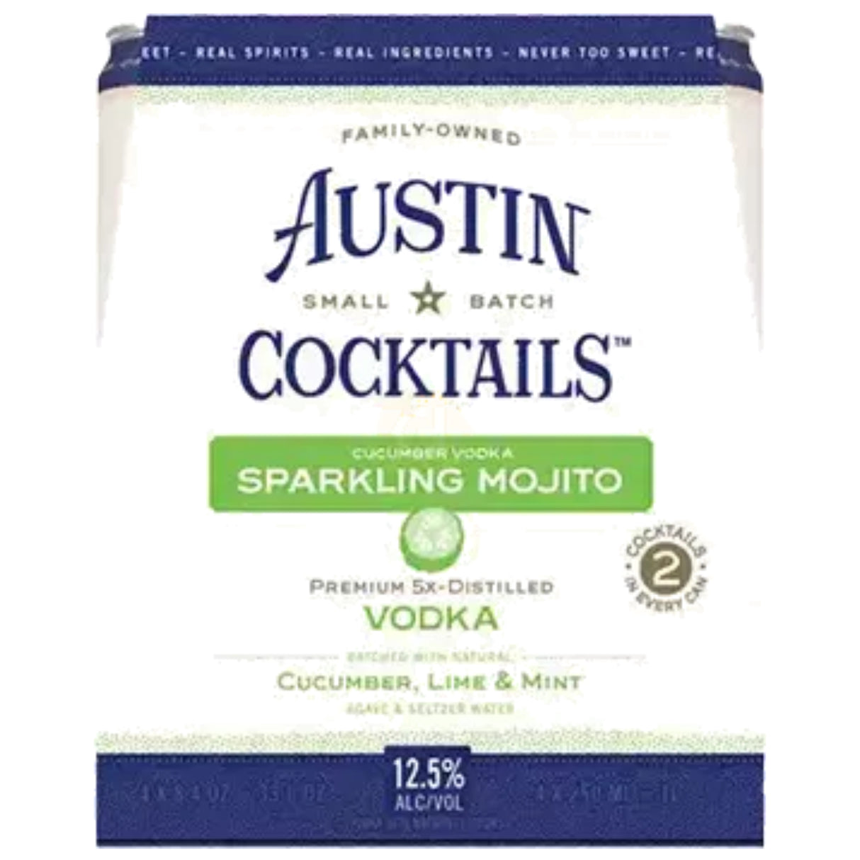 Austin Cocktails Cucumber Mojito RTD Cocktail Cans