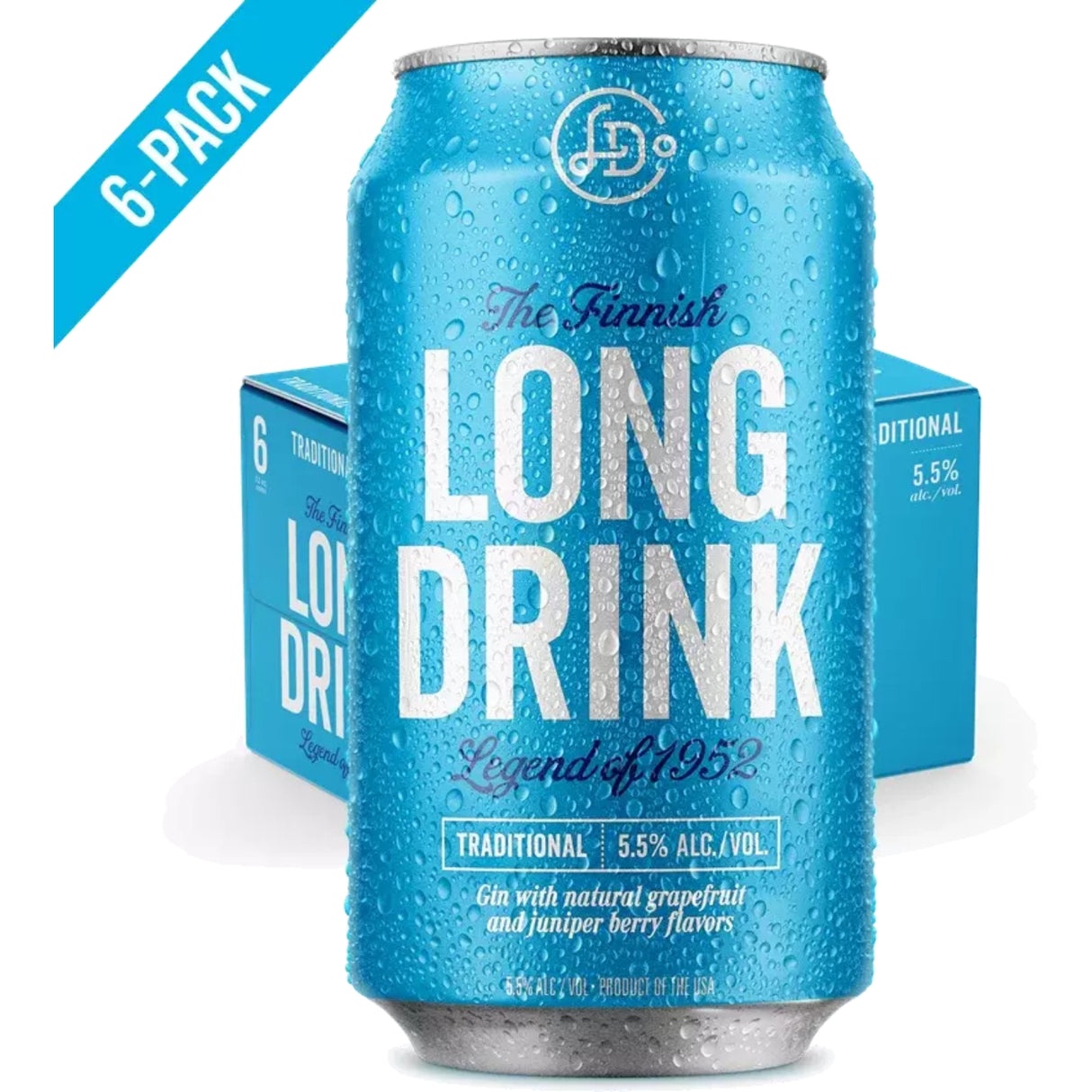 Long Drink Traditional Seltzer RTD Cocktail Cans