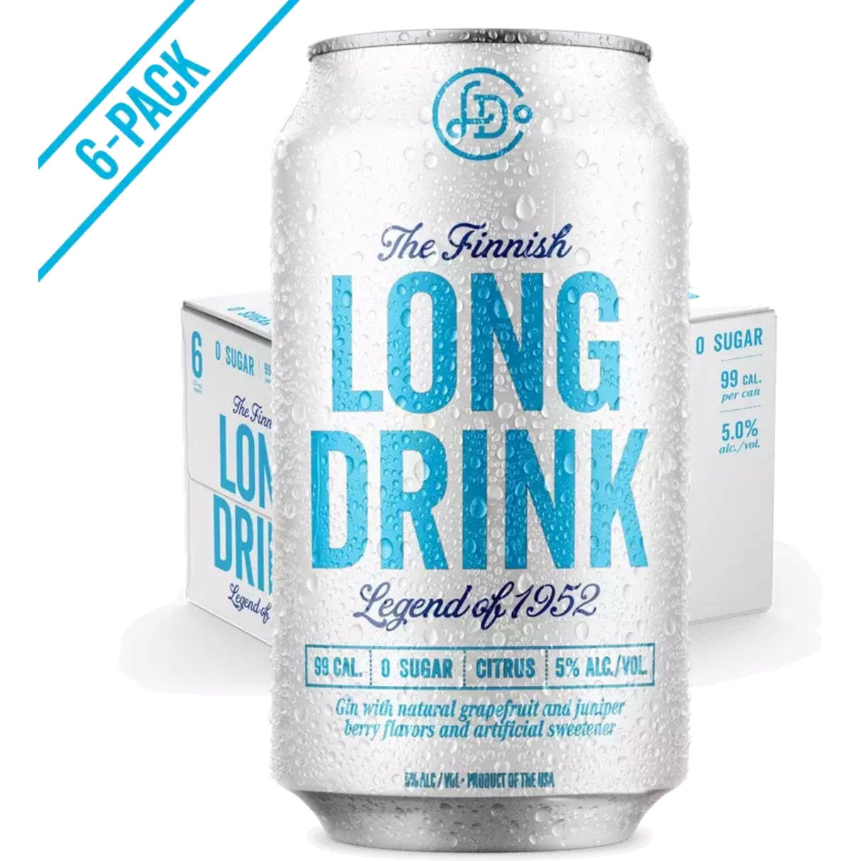 Long Drink Zero Seltzer RTD Cocktail Cans