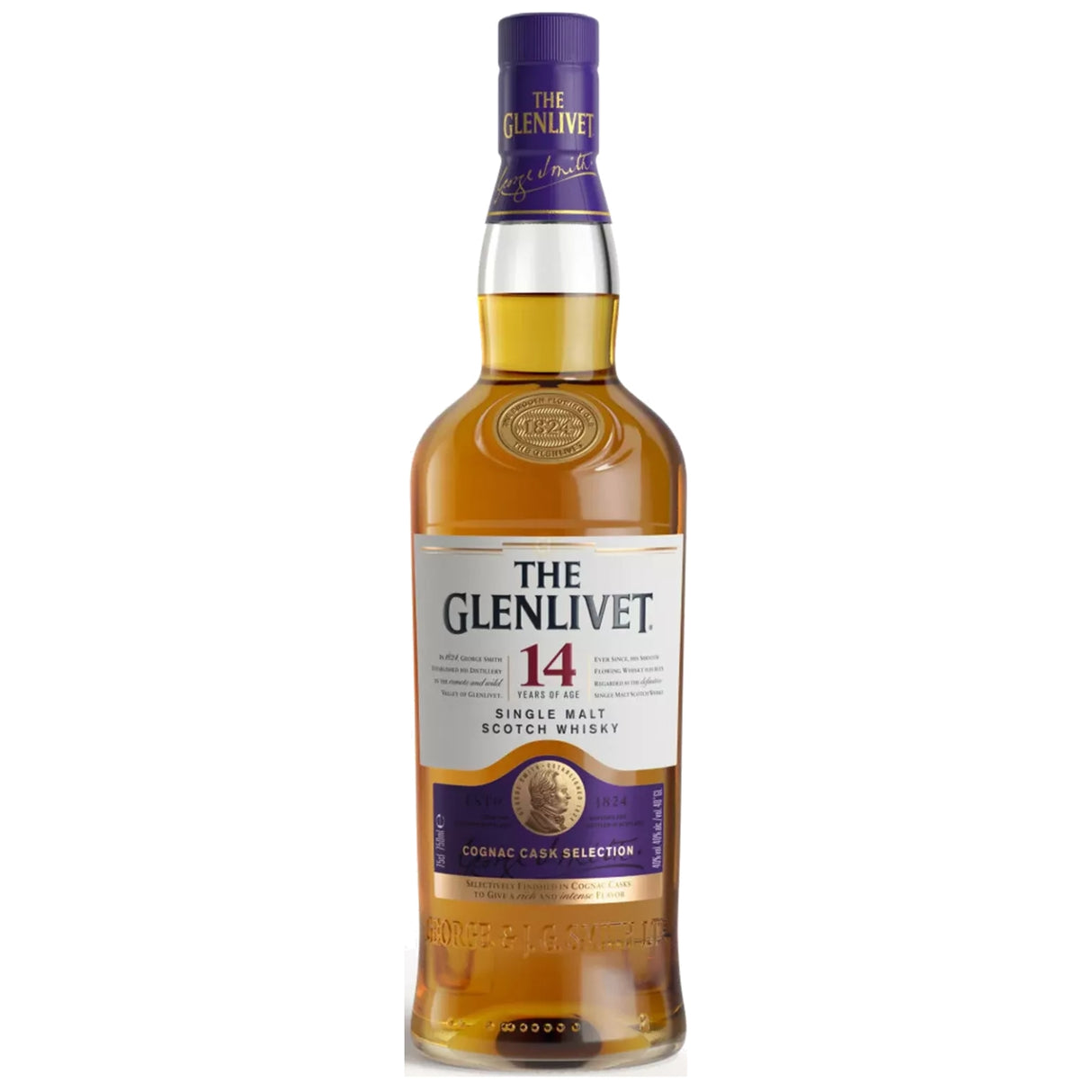 The Glenlivet Cognac Cask Selection 14 Year Old Single Malt Scotch Whisky