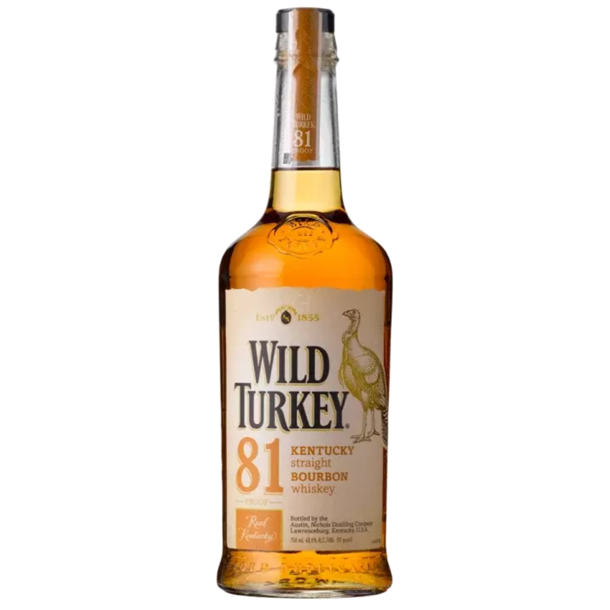 Wild Turkey 81 Proof Kentucky Straight Bourbon