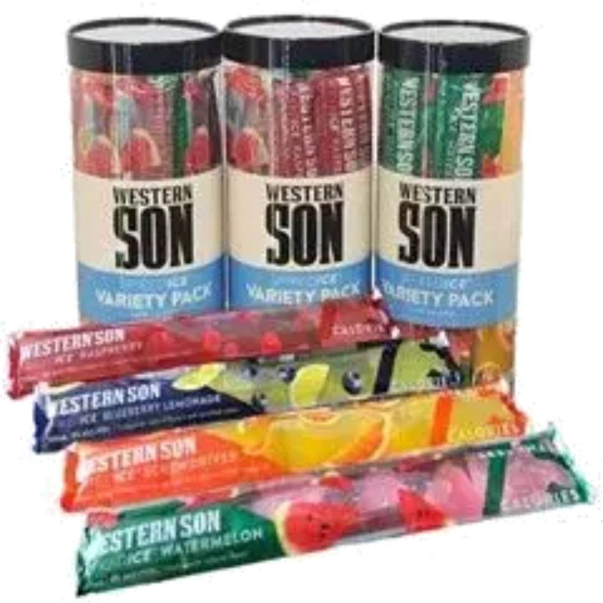 Western Son Spiked Ice Popsicles 12pk Tube