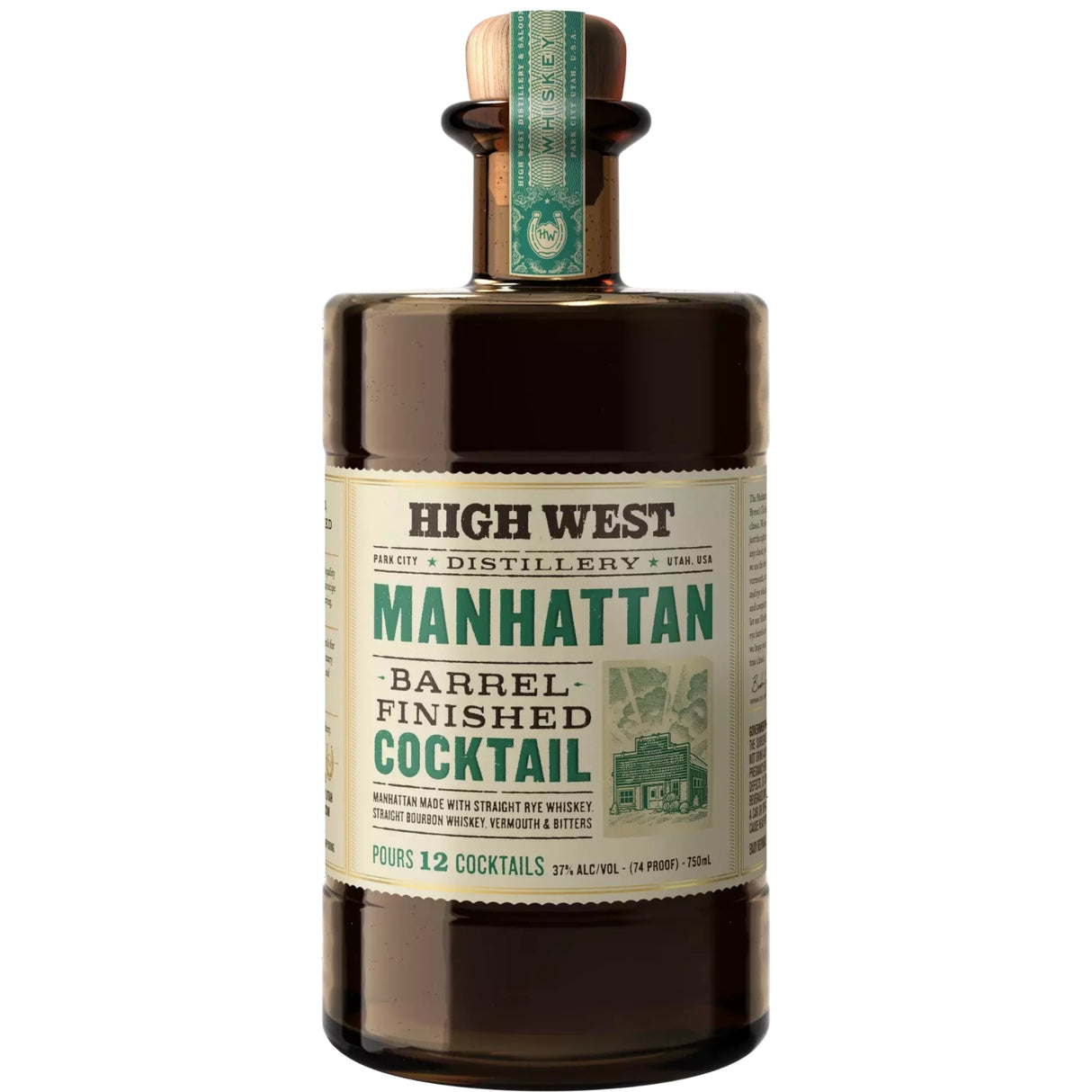 High West Manhattan Barrel Finished Cocktail RTD