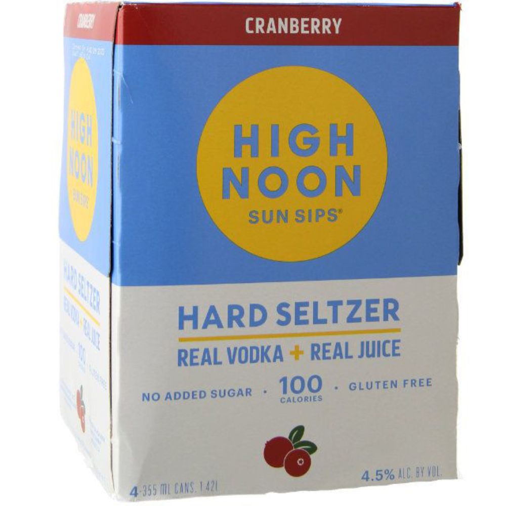 High Noon 4pk Cranberry